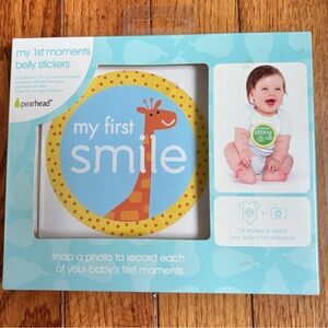Pearhead Colorful Baby Milestone Stickers